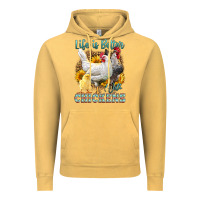 Vintage Mustard Western Life Is Better With Chickens Vintage Hoodie - LillyAllenDesigns