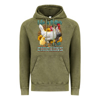 Vintage Olive Western Life Is Better With Chickens Vintage Hoodie - LillyAllenDesigns