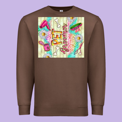 Pet Groomer Premium Sweatshirt Designed By Tumblerdesignbyshophia