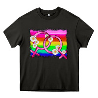Asphalt lgbtq gender lesbian symbol Heavy Core Tee - HRA Design Shop