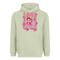 Matcha Love Hope Cure Cancer Awareness Heavyweight Hoodie - HowdyJamesFarm