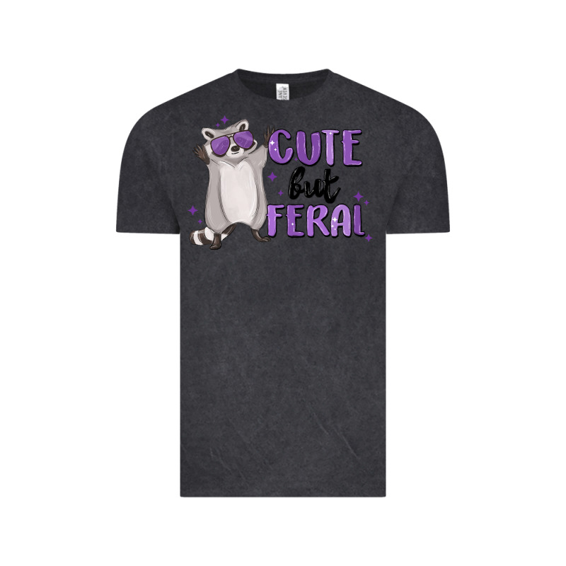 Cute But Feral Vintage Tee by MaliasSmallBusiness | Teevron