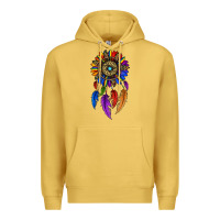 Antique Gold pride sunflower dreamcatcher Premium Hoodie - JahusDesignShop