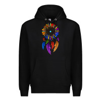 Black pride sunflower dreamcatcher Premium Hoodie - JahusDesignShop