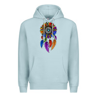 Blue Mist pride sunflower dreamcatcher Premium Hoodie - JahusDesignShop