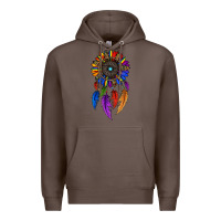 Coffee pride sunflower dreamcatcher Premium Hoodie - JahusDesignShop