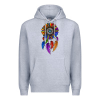 Heather Grey pride sunflower dreamcatcher Premium Hoodie - JahusDesignShop