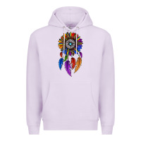Lilac pride sunflower dreamcatcher Premium Hoodie - JahusDesignShop