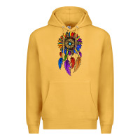 Mustard pride sunflower dreamcatcher Premium Hoodie - JahusDesignShop