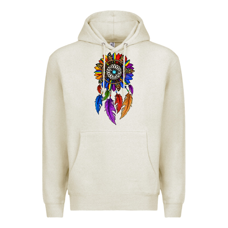 Pride Sunflower Dreamcatcher Premium Hoodie by JahusDesignShop | Teevron