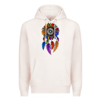 Pale Pink pride sunflower dreamcatcher Premium Hoodie - JahusDesignShop
