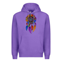 Purple pride sunflower dreamcatcher Premium Hoodie - JahusDesignShop