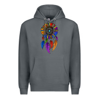 Rock pride sunflower dreamcatcher Premium Hoodie - JahusDesignShop