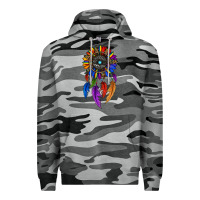 Slate Camo pride sunflower dreamcatcher Premium Hoodie - JahusDesignShop