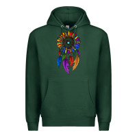 Sports Green pride sunflower dreamcatcher Premium Hoodie - JahusDesignShop