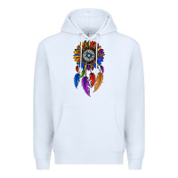 White pride sunflower dreamcatcher Premium Hoodie - JahusDesignShop