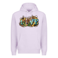 Lilac Love baby Cow Premium Hoodie - HowdyJamesFarm