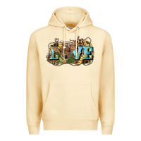 Pina Colada Love baby Cow Premium Hoodie - HowdyJamesFarm