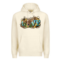 Sandshell Love baby Cow Premium Hoodie - HowdyJamesFarm