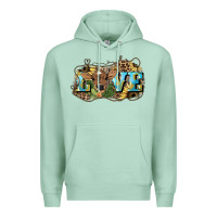 Seafoam Love baby Cow Premium Hoodie - HowdyJamesFarm