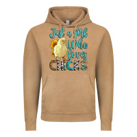Vintage Camel Western Just A Girl Who loves Chicks Vintage Hoodie - LillyAllenDesigns