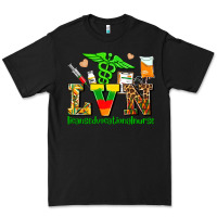 Black lvn juneteenth licensed vocational nurse with croc Premium Tee - AdoDesignShop