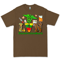 Cacao lvn juneteenth licensed vocational nurse with croc Premium Tee - AdoDesignShop