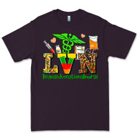 Plum lvn juneteenth licensed vocational nurse with croc Premium Tee - AdoDesignShop