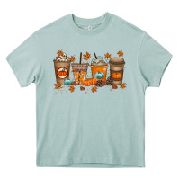 Arona Fall Coffee Drink Heavy Core Tee - RacoonDesign