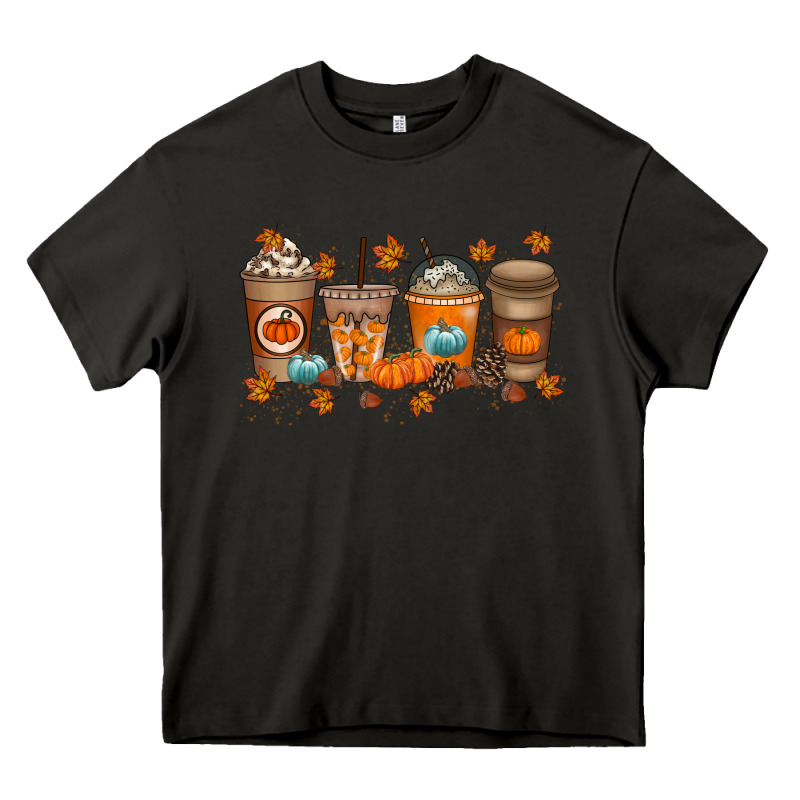 Fall Coffee Drink Heavy Core Tee by RacoonDesign | Teevron