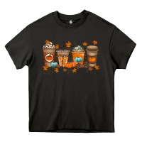 Asphalt Fall Coffee Drink Heavy Core Tee - RacoonDesign