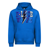 Cobalt Police wife Urban Hoodie - FaDigitalArtStudio