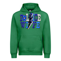 Emerald Police wife Urban Hoodie - FaDigitalArtStudio