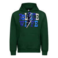 Forest Green Police wife Urban Hoodie - FaDigitalArtStudio