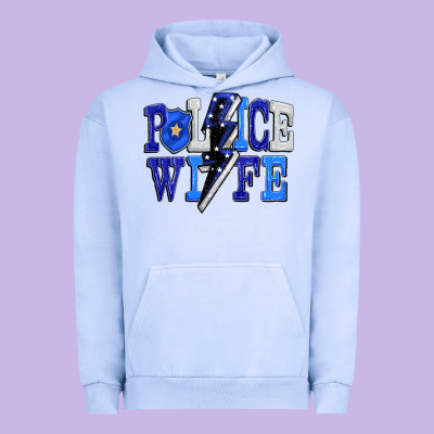 Police Wife Urban Hoodie Designed By Fadigitalartstudio