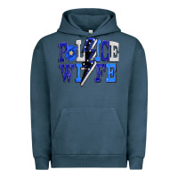 Pigment Midnight Navy Police wife Urban Hoodie - FaDigitalArtStudio