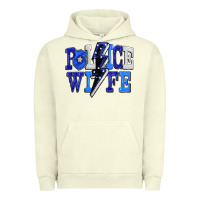 Pigment Pistachio Police wife Urban Hoodie - FaDigitalArtStudio