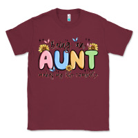 Burgundy being an aunt makes my life complete Classic Tee - MaliasSmallBusiness