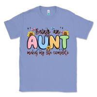 Colony Blue being an aunt makes my life complete Classic Tee - MaliasSmallBusiness