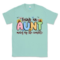 Seafoam being an aunt makes my life complete Classic Tee - MaliasSmallBusiness