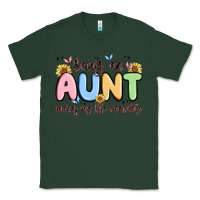 Sports Green being an aunt makes my life complete Classic Tee - MaliasSmallBusiness
