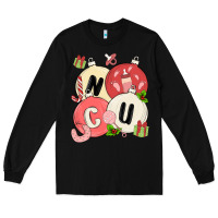 Black nicu nurse christmas Long Sleeve Tee - MaliasSmallBusiness