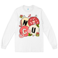 White nicu nurse christmas Long Sleeve Tee - MaliasSmallBusiness