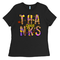 Black give thanks Ladies Tee - CowhideDigitalArt