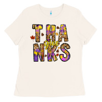 Bone give thanks Ladies Tee - CowhideDigitalArt