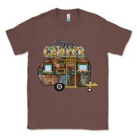 Chestnut Happy Camper Classic Tee - CowhideDigitalArt