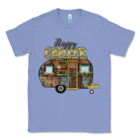 Colony Blue Happy Camper Classic Tee - CowhideDigitalArt
