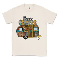 Natural Happy Camper Classic Tee - CowhideDigitalArt