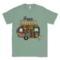 Sage Happy Camper Classic Tee - CowhideDigitalArt
