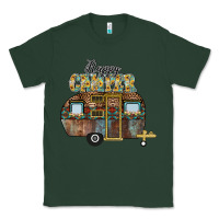 Sports Green Happy Camper Classic Tee - CowhideDigitalArt
